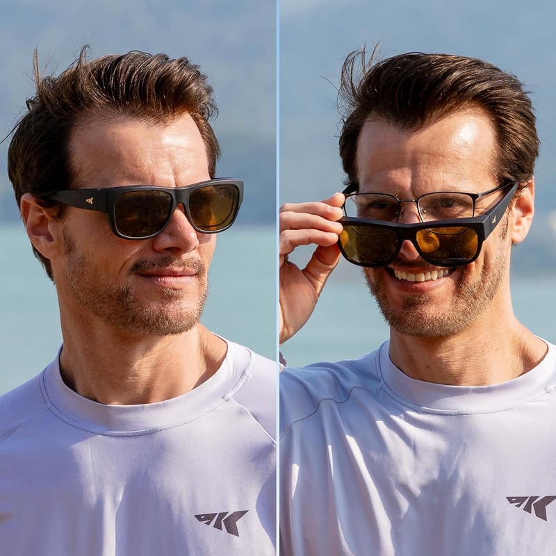 Polarized Wrap Around Sunglasses for Driving and Outdoor Activities