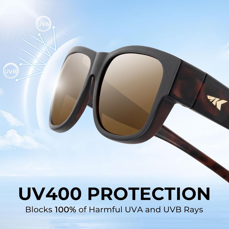 Polarized Wrap Around Sunglasses for Driving and Outdoor Activities