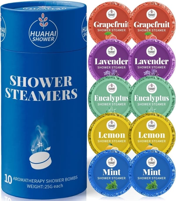 Father's Day Organic Shower Steamers Gift Set for Men