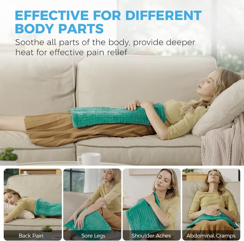 Moist Heat Heating Pad for Back Pain Relief - 12