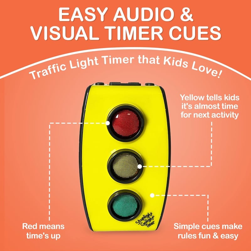 Kids' Traffic Light Timer for Bedtime & Potty Training