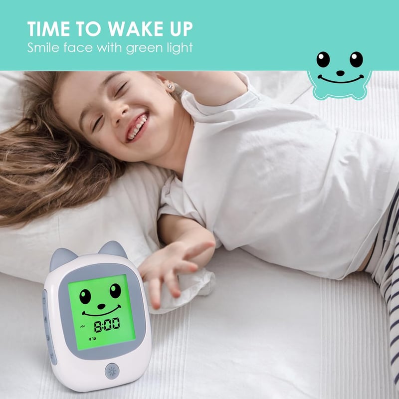 Kids Sleep Training Clock with Snooze & Sleep Timer