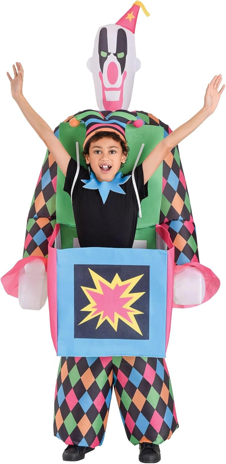 Inflatable Jack In The Box Costume - Medium (8-10)