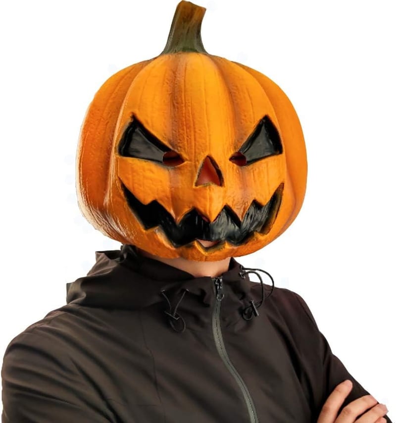 Halloween Pumpkin Face Masks - Scary Novelty for Parties