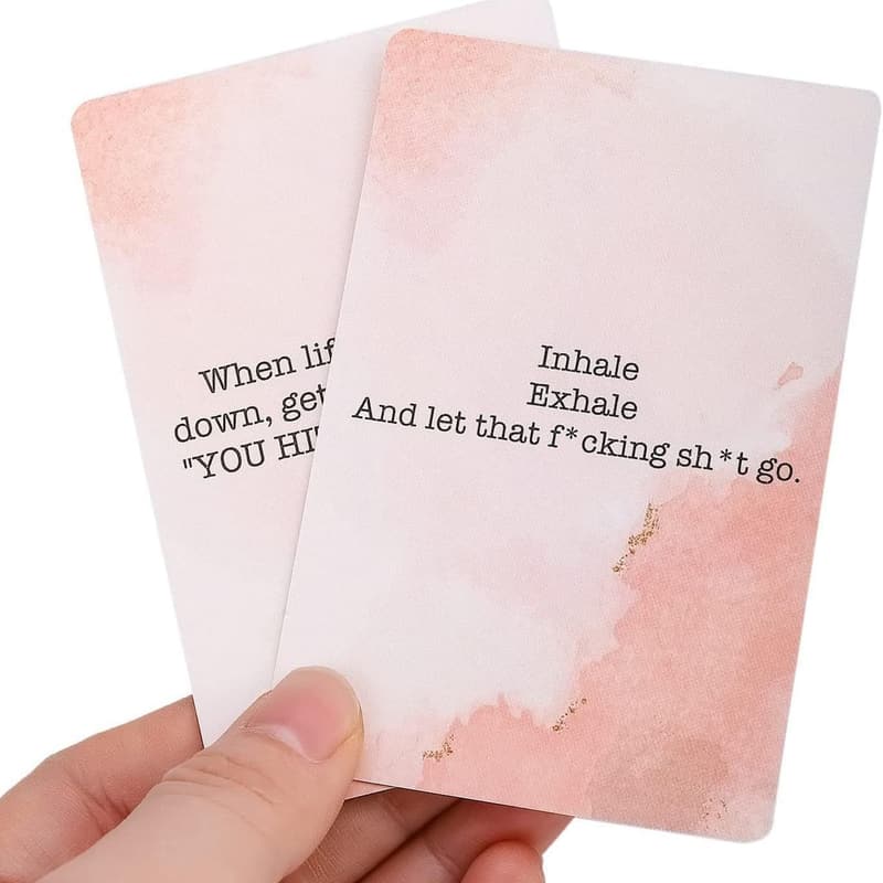 Daily Affirmation Cards for Women - Motivational Inspiration