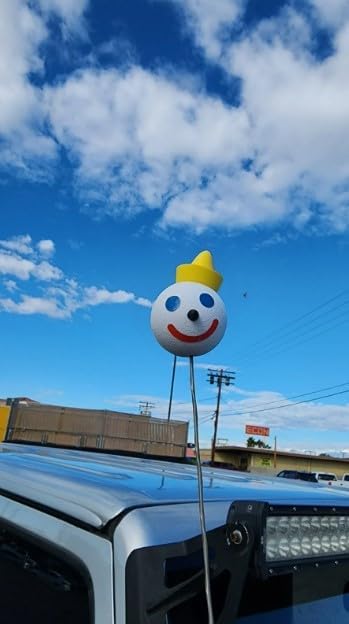Jack in the Box Antenna Ball & Mirror Dangler Set (2-Pack)