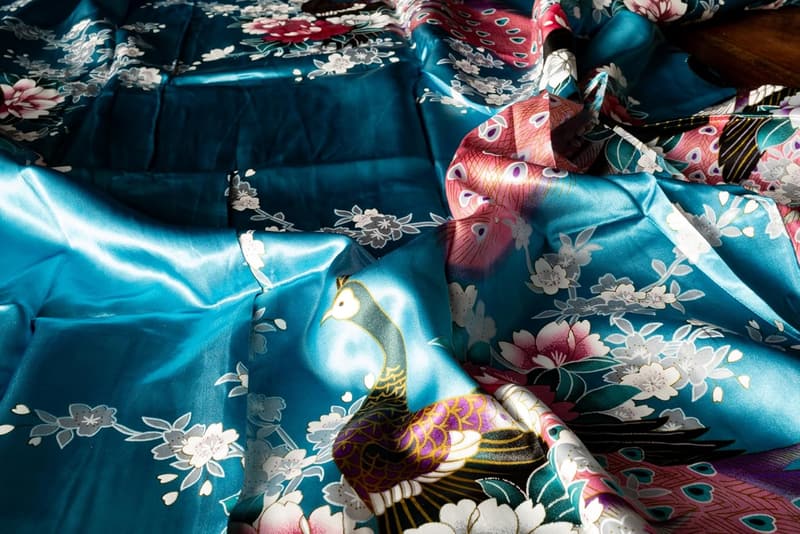Peacock Lightweight Kimono Robe for Women - Bridal Shower Gift