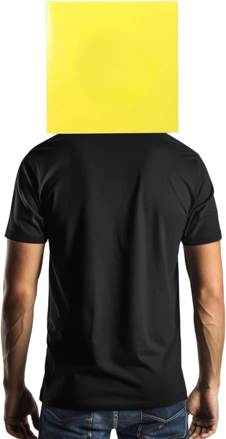 Yellow Brickman Costume Box Head for Men