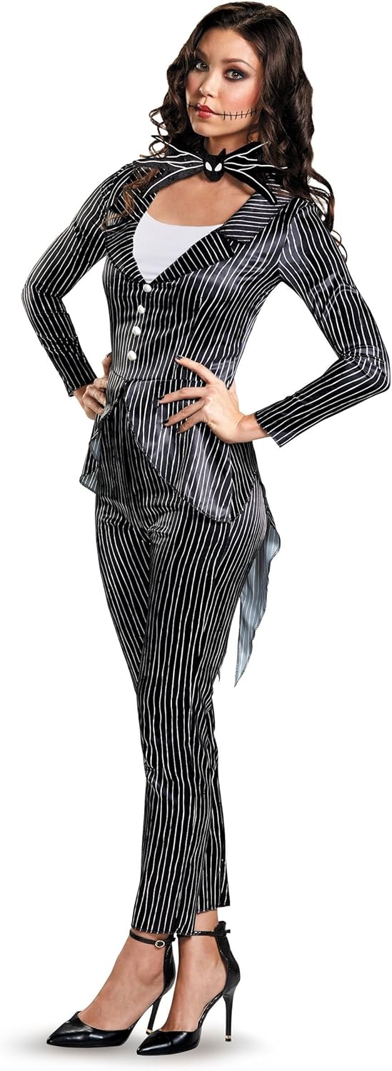 Disney Jack Skellington Deluxe Costume for Adults, Size S 4-6