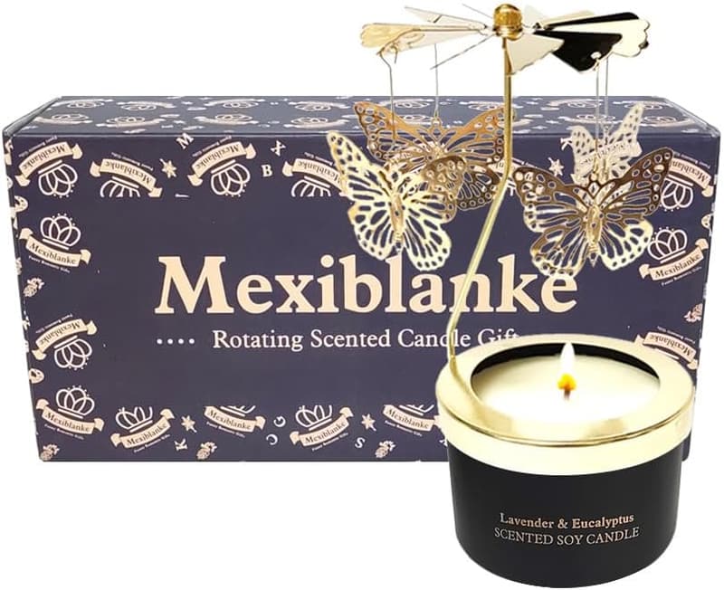 Birthday Scented Candle Gift for Women - 3.5oz Rotatable