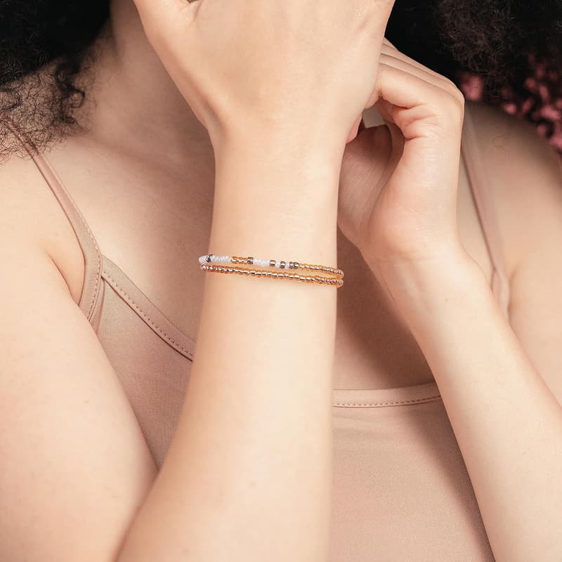 Inspirational Morse Code Bracelet for Women - Birthday Gift