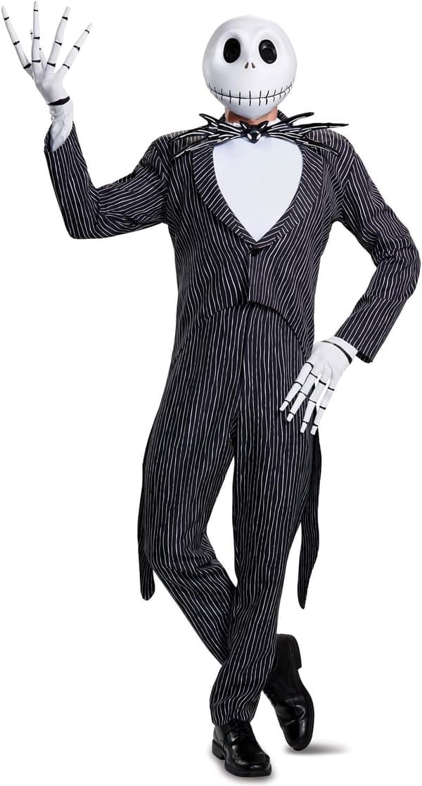 Jack Skellington Prestige Adult Costume for Halloween