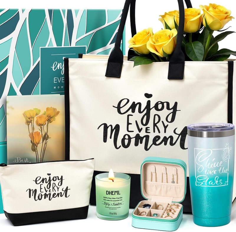 Personalized Tumbler Gift Set for Women, Birthday & Mother's Day