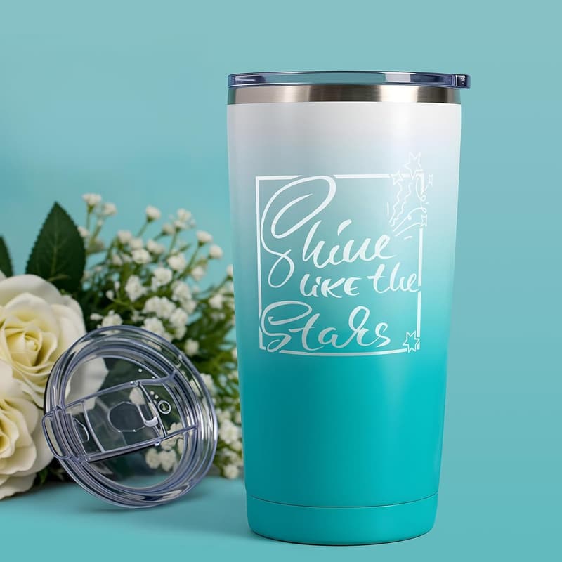 Personalized Tumbler Gift Set for Women, Birthday & Mother's Day