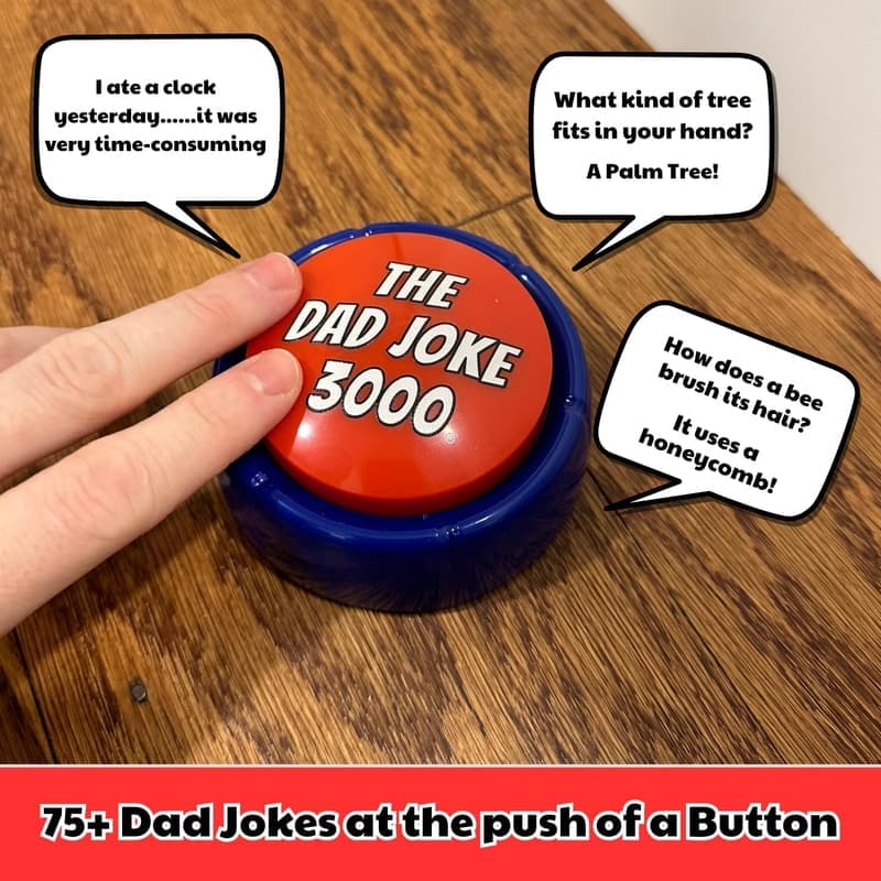 Funny Dad Joke Button - Perfect Birthday Gift for Dads