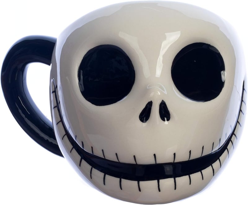 Jack Skellington Sculpted Ceramic Mug from The Nightmare Before Christmas