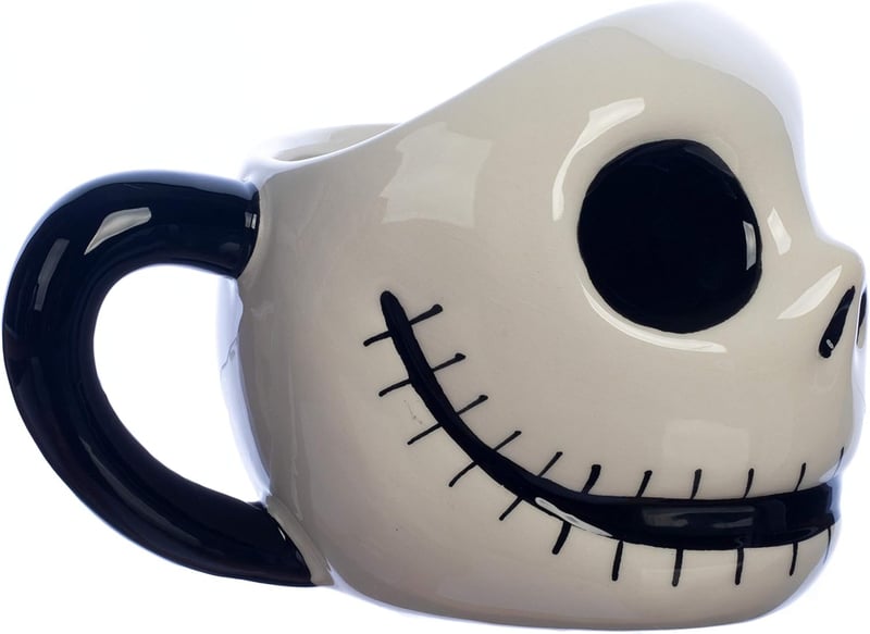 Jack Skellington Sculpted Ceramic Mug from The Nightmare Before Christmas