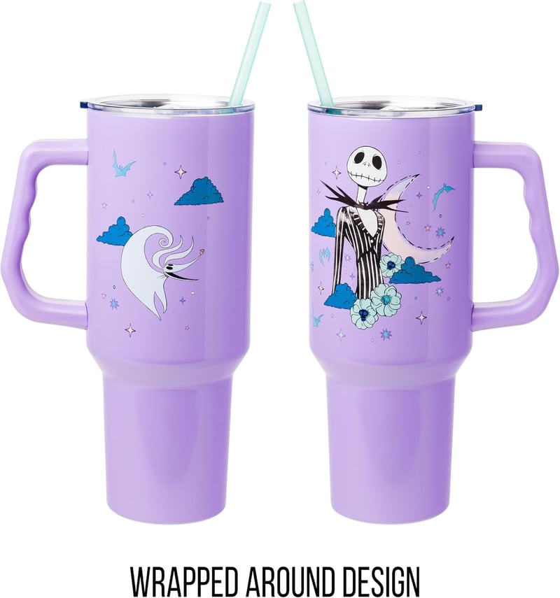 Tim Burton Jack Skellington Stainless Steel Tumbler, 40 oz