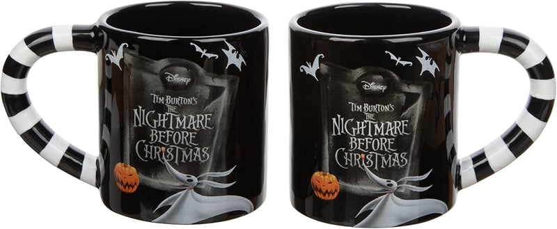 Nightmare Before Christmas Jack & Sally Ceramic Mug Set