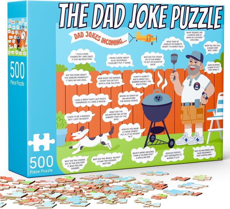 Father's Day Dad Joke 500-Piece Jigsaw Puzzle
