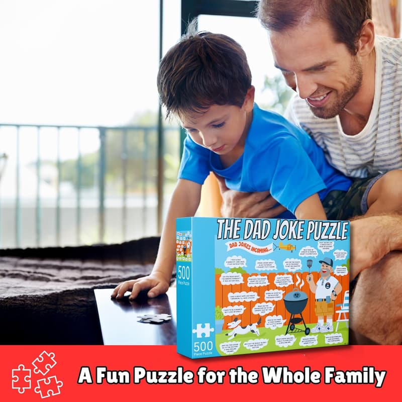 Father's Day Dad Joke 500-Piece Jigsaw Puzzle