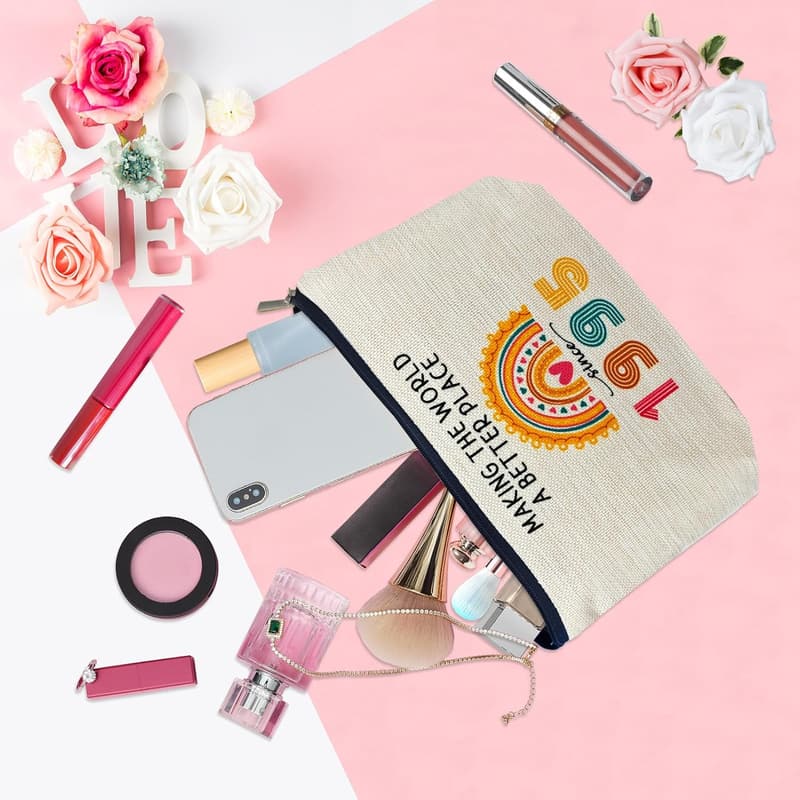 30th Birthday Makeup Bag for Her - 1995 Dirty 30 Design