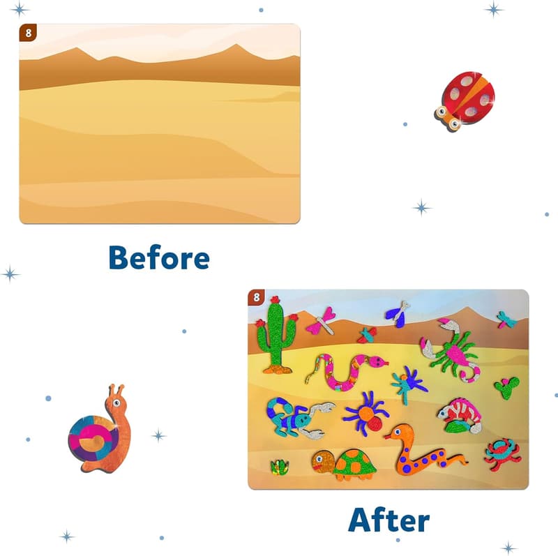 Foil Fun Bugs & Butterflies Art Set for Kids Ages 4-9