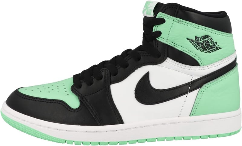 Nike Air Jordan 1 Retro High OG Men's Shoes - White/Black-Green