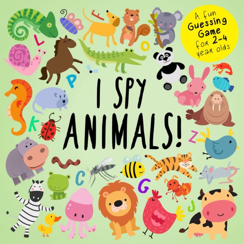 I Spy - Animals! Guessing Game for Toddlers (Ages 2-4)