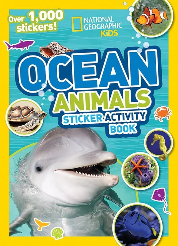 Ocean Animals Sticker Activity Book for Kids: 1,000+ Stickers