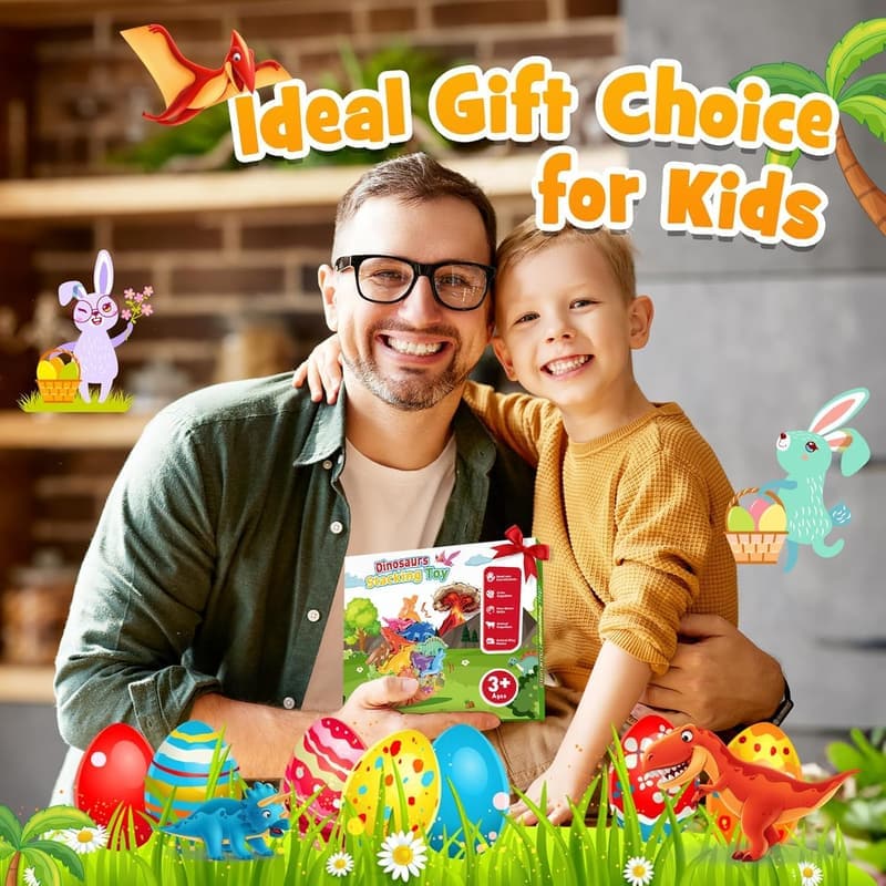 Educational Wooden Farm Animal Blocks Stacking Toy for Kids 3-7