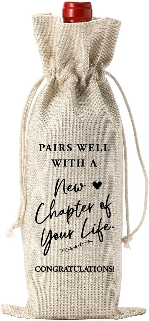 Goodbye Wine Bag Gift for Coworkers and Friends