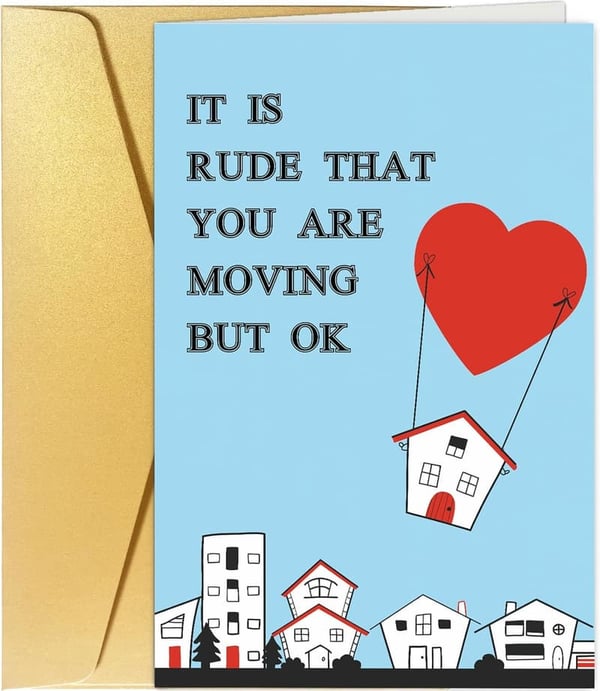 Funny New House Moving Card for Neighbors