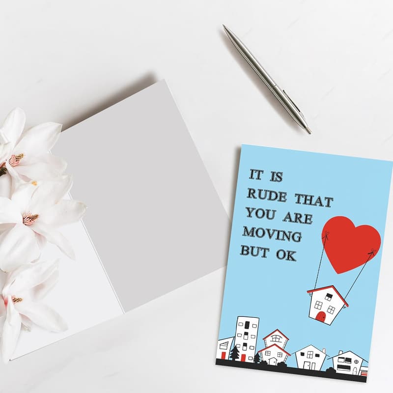 Funny New House Moving Card for Neighbors