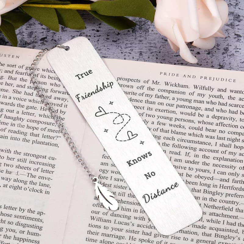 Long Distance Friendship Bookmark for Women & Teens