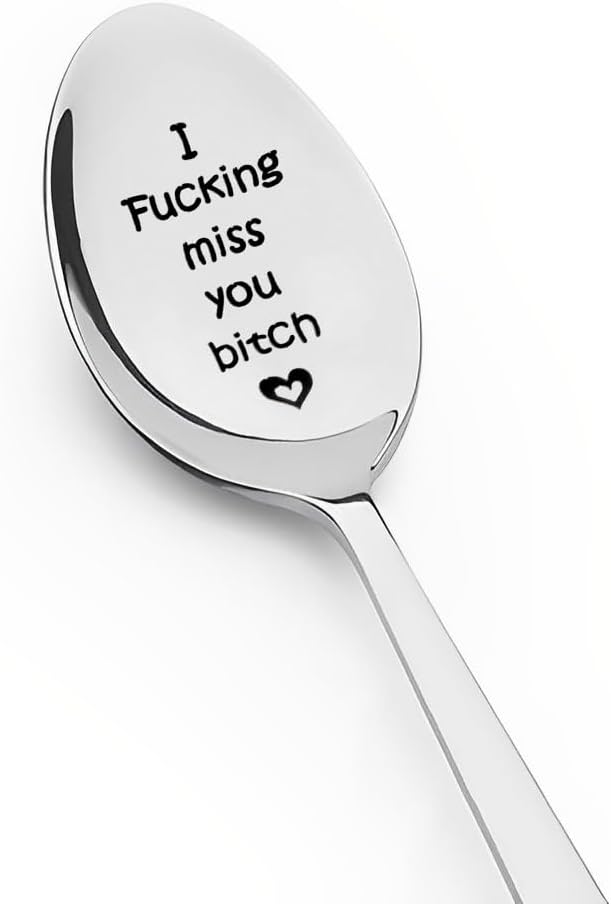 Best Friend Spoon Gift – Funny Long-Distance Friendship Gift