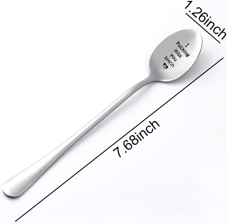 Best Friend Spoon Gift – Funny Long-Distance Friendship Gift