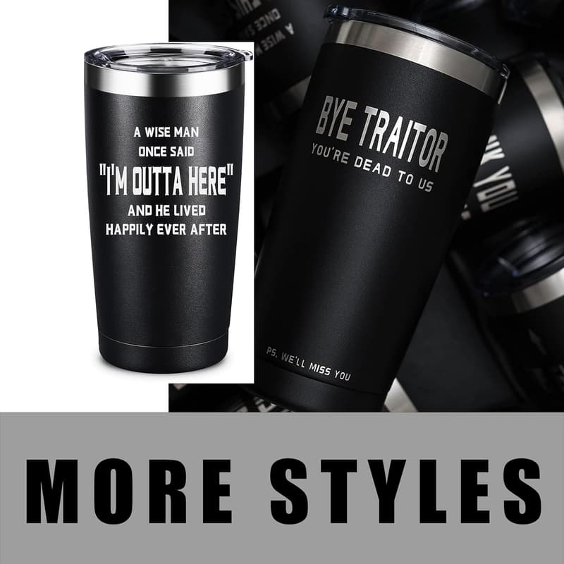 Going Away Gift: Engraved 20oz Tumbler for Coworkers