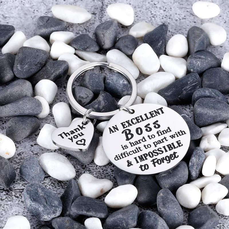 Employee Appreciation Keychain for Boss or Mentor