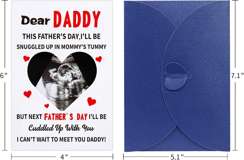 Funny First Father's Day Card for New Dad from Baby