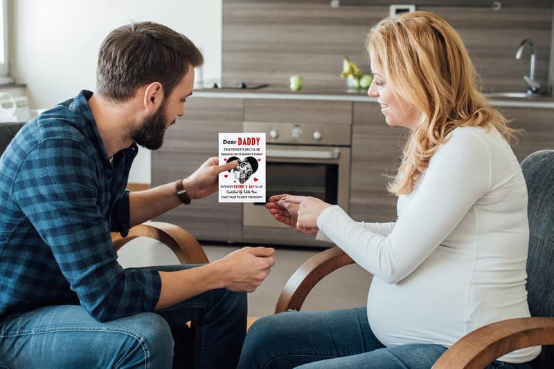 Funny First Father's Day Card for New Dad from Baby