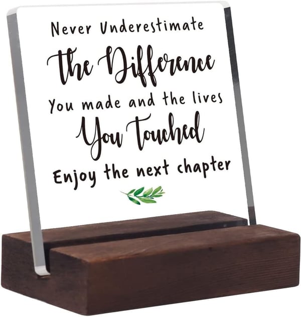 Retirement Gift for Coworkers - Funny Office Decorative Sign