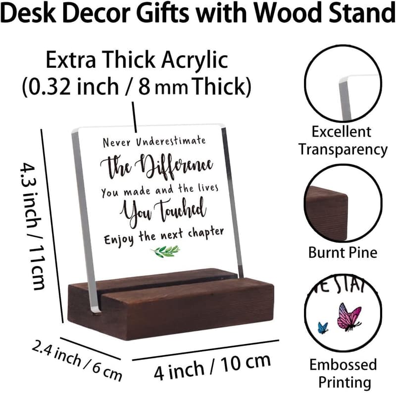 Retirement Gift for Coworkers - Funny Office Decorative Sign