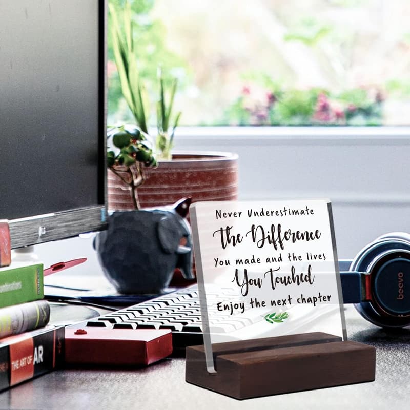 Retirement Gift for Coworkers - Funny Office Decorative Sign