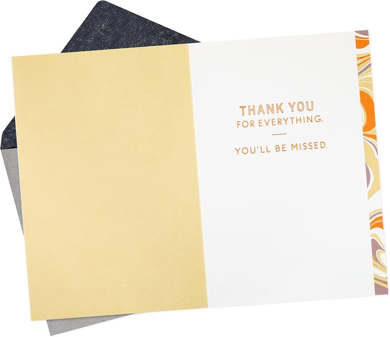 Coworker Goodbye Card - Thank You for Everything