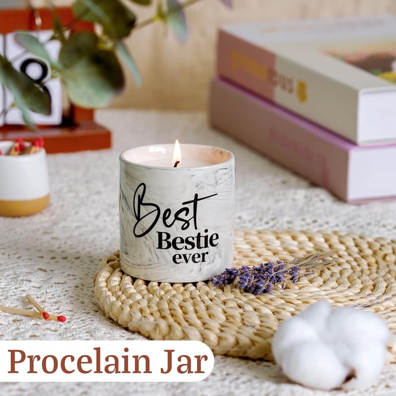 Best Friend Birthday Candle - 6oz Lavender Gift for Women