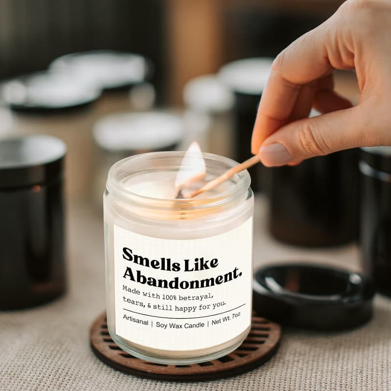 Lavender Scented Candle - Retirement Gift for Coworkers