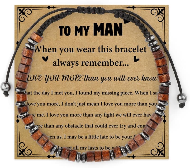Boyfriend Birthday Bracelet Gift for Anniversaries