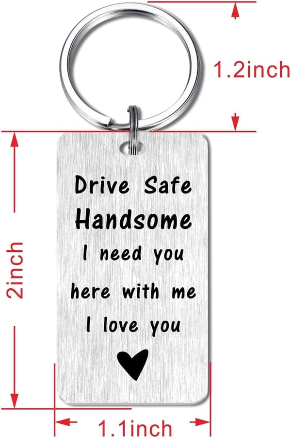 Soulmate Anniversary Keychain Gift for Couples
