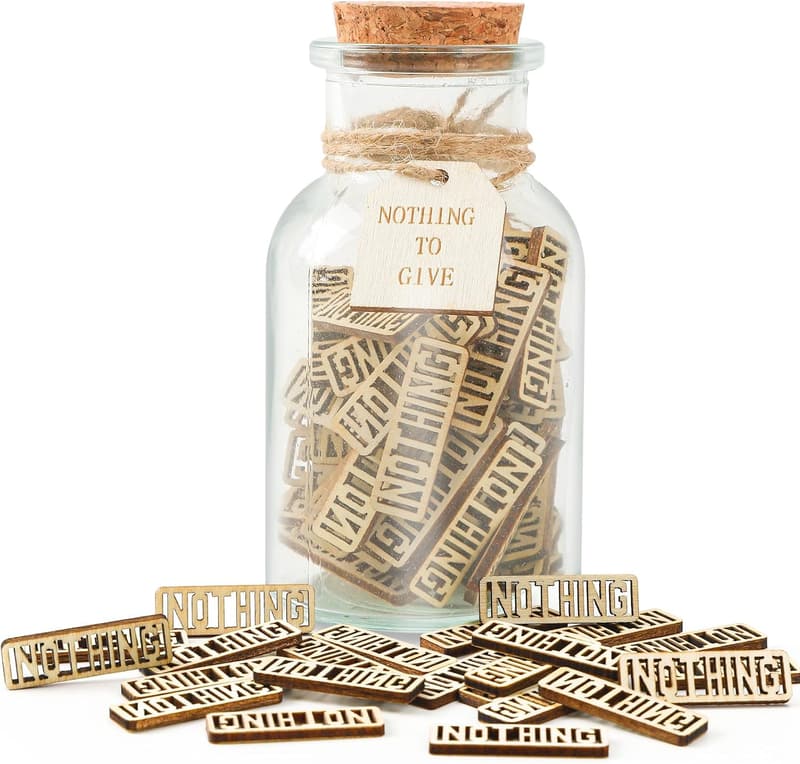 April Fools' Day Gag Gift: Jar of Nothing for Him
